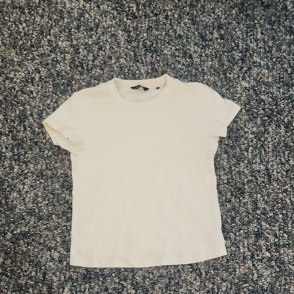 Cuts Tomboy Tee in Creme. S